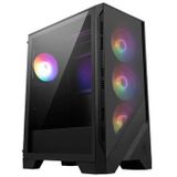 MSI - MAG Forge 121A Airflow - PC Behuizing - Zwart - Mid-Tower