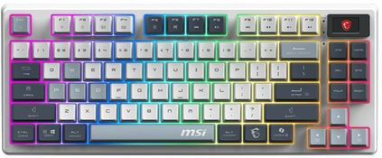 MSI - FORGE GK600 TKL WIRELESS SKY - Toetsenbord - Draadloos - Mechanische Switches
