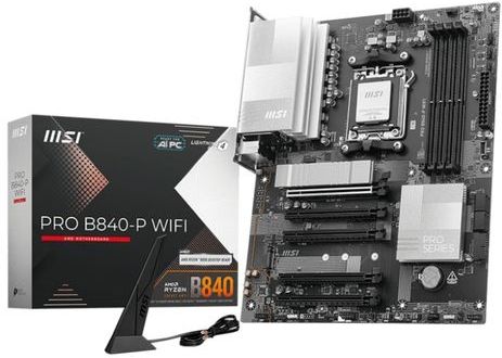 MSI - PRO B840-P WIFI Moederbord - ATX - Zwart - Socket AM5 - DDR5