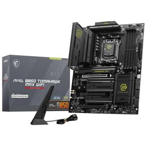 MSI - MAG B850 Tomahawk Max - Moederbord - Zwart - Materiaal: Metaal