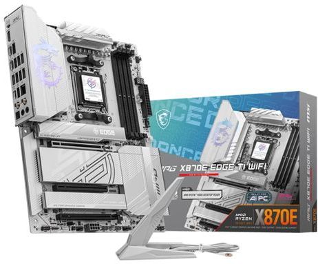 Msi - Mpg X870e Edge Ti Wifi - Moederbord - ATX - AMD Ryzen 7000 Serie