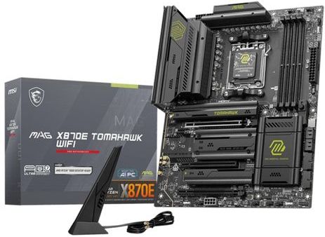 MSI - MB MAG X870E TOMAHAWK WIFI - Moederbord - Zwart - Materiaal: PCB