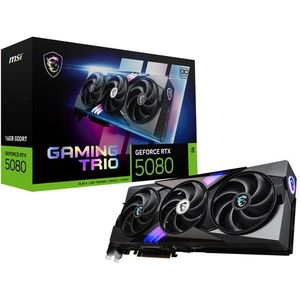 MSI - GeForce RTX 5080 - Videokaart - Zwart - 16GB GDDR7 - PCIe 5.0