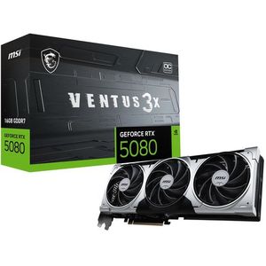 MSI - GeForce RTX 5080 VENTUS 3X OC PLUS - Videokaart - 16GB GDDR7 - PCIe 5.0