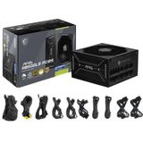 MSI - MAG A850GLS - PC Voeding - Zwart - 850 Watt - 80 PLUS Gold