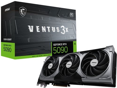 MSI - GeForce RTX 5090 - Videokaart - 32 GB GDDR7 - Ventus 3X OC