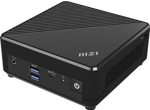 MSI - Cubi N ADL S-098EU - Mini PC - Zwart - Intel Pentium N200 - 4GB RAM - 128GB SSD - Windows 11 Pro
