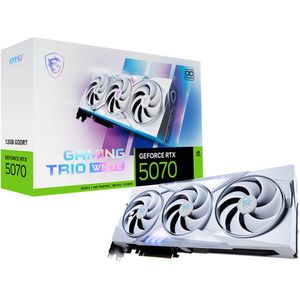 MSI NVIDIA GeForce RTX 5070 12G GAMING TRIO OC WHITE - Videokaart - 12GB - GDDR7 - PCIe 5.0 - 1x HDMI 2.1b - 3x DisplayPort 2.1a