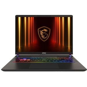 MSI Vector 16 HX AI A2XWHG-074 - Notebook - Grijs - 16 inch QHD+ - Intel Core Ultra 7 255HX - 16GB RAM - 512GB SSD - RTX 5070 Ti
