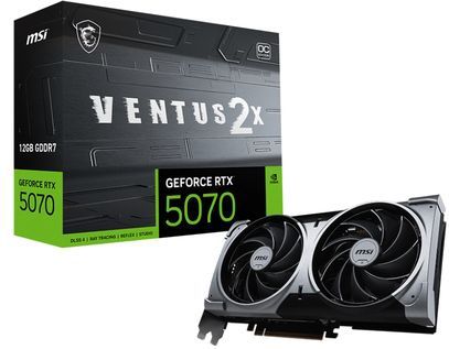 MSI - GeForce RTX 5070 - Videokaart - 12GB - GDDR7 - PCIe 5.0