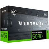 MSI - GeForce RTX 5080 VENTUS 3X OC - Videokaart - 16GB GDDR7 - PCIe 5.0