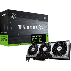 MSI - GeForce RTX 5080 VENTUS 3X OC - Videokaart - 16GB GDDR7 - PCIe 5.0