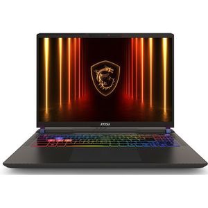 MSI - Vector 16 HX AI A2XWHG-205NL Laptop - Grijs - 16" Quad HD+ - 16 GB DDR5 - 1 TB SSD - NVIDIA GeForce RTX 5070 Ti