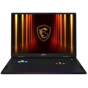 MSI - Raider A18 HX A9WJG-014NL - Gaming Laptop - Zwart - 18 Inch - AMD Ryzen 9 - NVIDIA GeForce RTX 5090