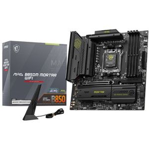 MSI - MAG B850M Mortar Wifi - Moederbord - Zwart - Micro ATX