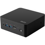 MSI - CUBI NUC AI 1UMG-005EU - Mini PC - Zwart - Intel Core Ultra 7 155H - 16 GB DDR5-SDRAM - 1 TB SSD - Windows 11 Pro