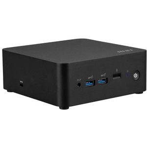 MSI - CUBI NUC AI 1UMG-007EU - Mini PC - Zwart - Intel Core Ultra 5 125H - 8 GB DDR5-SDRAM - 512 GB SSD - Windows 11 Home