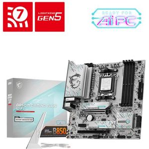 MSI - MAG B850M Gaming Plus WiFi - Moederbord - Zwart - mATX