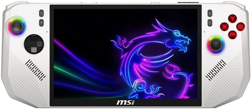 MSI Claw A8 BZ2EM - Spelcomputer - Wit - 8 inch Touchscreen - 1 Terabyte Opslag
