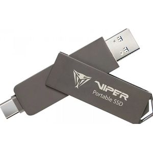 Patriot - Dysk SSD PVP30 - Externe SSD - 512GB - USB Duo A+C 3.2 Gen2 - Alu