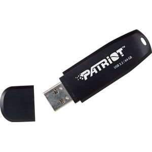Patriot - Xporter Core USB-stick - Zwart - 64GB - USB 3.2 Gen 1
