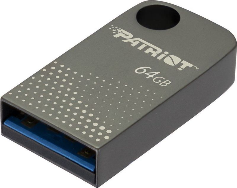 Patriot FLASHDRIVE Tab300 64GB USB 3.2 120MB/s, mini, aluminium, zilver