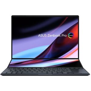 ASUS ZenBook Pro 14 Duo OLED UX8402VV-P1025W Notebook 14,5 WQXGA+ (Intel Core i7-13700H, 16GB RAM, 512GB SSD, NVIDIA RTX 4060 8GB, Windows 11 Home), zwart