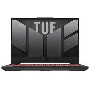 ASUS TUF Gaming A15 FA507NU Gaming Laptop 15,6 inch Full HD 144Hz (AMD Ryzen 7 7735HS, 16GB RAM, 512GB SSD, RTX 4050-6GB, zonder besturingssysteem), kleur grijs, QWERTY-toetsenbord