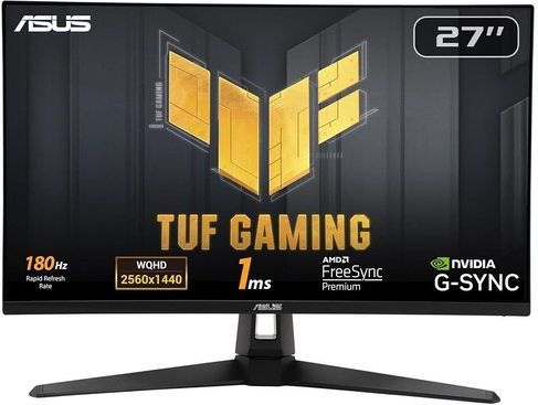 ASUS - TUF Gaming VG27AQ3A - Beeldscherm - 27 inch - 2560 x 1440 - LCD - 180 Hz