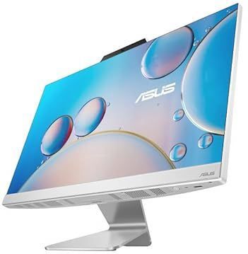 ASUS - VIVOAIO 24 A3402WBAK-WA197W - All-in-One PC - Wit - 256 GB SSD - 4 GB RAM - Intel Pentium Gold 8505