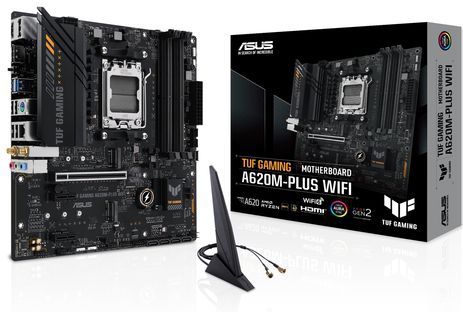 ASUS TUF GAMING A620M-PLUS WIFI AMD A620 Socket AM5 micro ATX