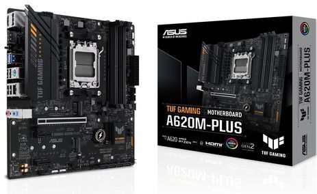 ASUS TUF GAMING A620M-PLUS AMD A620 Socket AM5 micro ATX