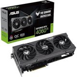 Videokaart - ASUS TUF - NVIDIA GeForce RTX4060TI O8G GAMING - 8GB - GDDR6 - PCIe 4.0 - 1x HDMI 2.1a - 3x DisplayPort 1.4