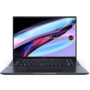 ASUS Zenbook Pro 16X BX7602VI#B0BRY427K6, Notebook 3,2K 16"" OLED Glossy Touch, 120Hz, Intel Core 13ma gen i9-13900H, RAM 32GB, 1TB SSD PCIE, NVIDIA GeForce RTX 4070 8GB GDDR6, Win 11 Home Zwart