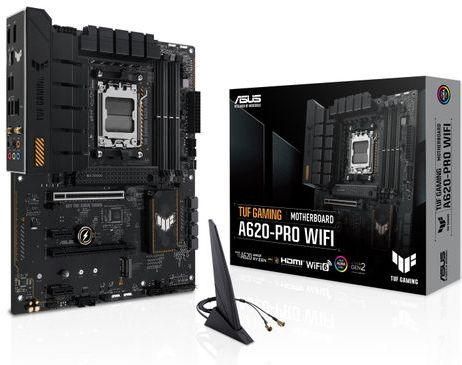 ASUS TUF GAMING A620-PRO WIFI AMD A620 Socket AM5 ATX