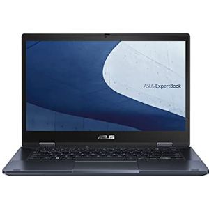 ASUS ExpertBook B3 Flip B3402FBA-EC0435X Laptop 14 inch Full HD (Intel Core i5-1235U, 16GB RAM, 512GB SSD, Iris Xe Graphics, Windows 11 Pro) zwart ster Spaans QWERTY-toetsenbord