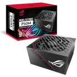 ASUS ROG Strix 750W gouden gaming-voeding met 16-pins PCIe-kabel (750W, 80+ gouden certificering, Axial-Tech ventilator, ATX 3.0-compatibel, PCIe 5.0-compatibel)