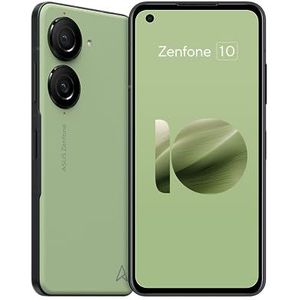 ASUS Zenfone 10, groen, 512 GB opslag en 16 GB RAM, EU official, compact formaat 14,9 cm, 50 MP Gimbal Camera, Snapdragon 8 Gen 2