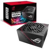 ASUS ROG STRIX 1000 W gouden gaming-voeding (inclusief 16-pins PCIe-kabel, 1000 W, 80 Plus Gold-certificering, 0 dB technologie, Axial-Tech ventilator, ATX 3.0, PCIe 5.0 Ready,