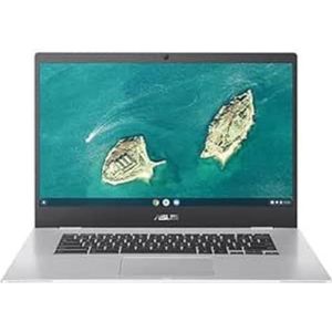 ASUS Chromebook CX1500CKA-EJ0253 15,6 inch FHD Laptop (Intel Pentium Silver N6000 processor, 8 GB RAM, 128 GB geheugen, chroom) - AZERTY-toetsenbord