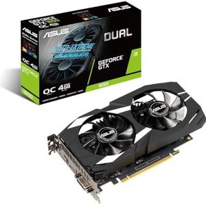 ASUS Dual GeForce GTX 1650 4GB OC Edition GDDR6 Gaming grafische kaart (NVIDIA Turing Architectuur, 4GB GDDR6-geheugen, PCIe 3.0, 1x HDMI 2.0b, 1x DisplayPort 1.4a, DUAL-GTX1650-O4GD6-P-EVO)