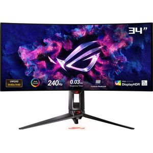 ASUS ROG Swift OLED PG34WCDM gaming monitor 240Hz, DisplayPort, HDMI, USB-C