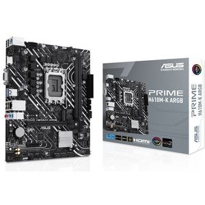 ASUS PRIME H610M-K ARGB Intel H610 LGA 1700 micro ATX