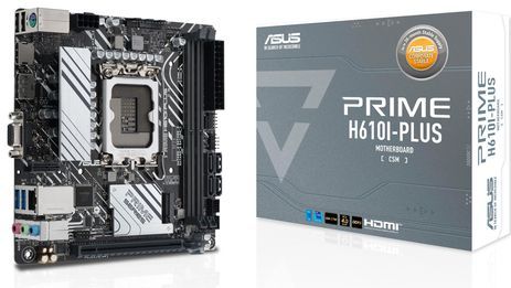 ASUS PRIME H610I-PLUS-CSM Intel H610 LGA 1700 mini ITX