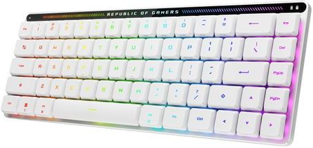 ASUS ROG Falchion RX Low Profile toetsenbord Gamen USB + RF Wireless + Bluetooth QWERTZ Wit