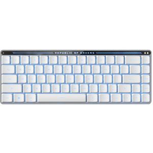 ASUS ROG Falchion RX Low Profile Mechanisch Draadloos Toetsenbord, Moonlight White - Italiaanse lay-out