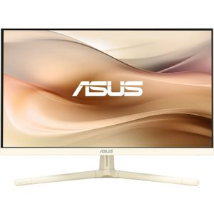ASUS Eye Care VU249CFE-M 24 inch monitor (Full HD, 100Hz, Adaptive Sync, 15 Watt Power Delivery, USB-C met DP oude modus, HDMI, blauw lichtfilter, restherinnering, havermelk)