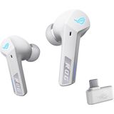 ASUS ROG Cetra True Wireless SpeedNova White RGB In-Ear Gaming Kopfhörer (ROG SpeedNova Wireless-Technologie, AI-Mikrofon, Geräuschunterdrückung (ANC), 46 Std. Akkulaufzeit, kabelloses Laden, weiß)