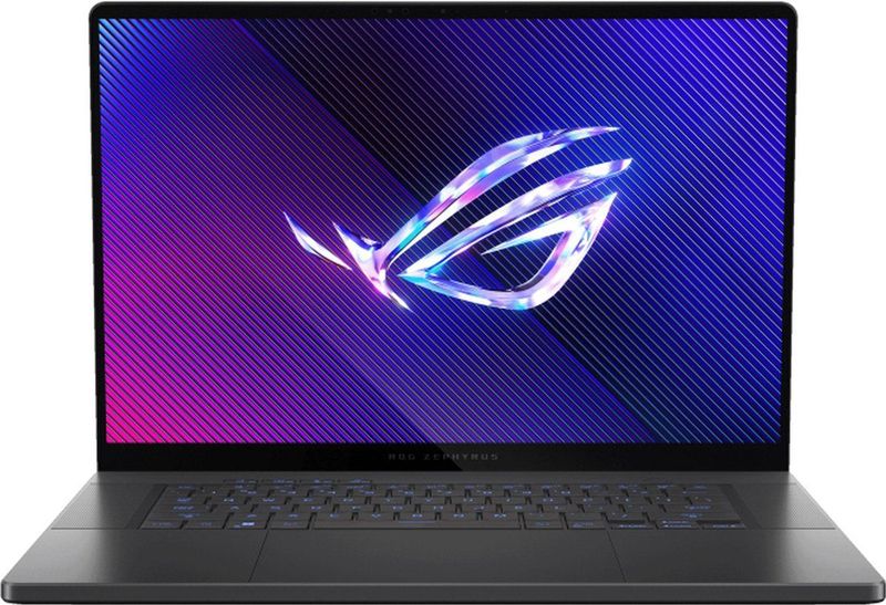 ASUS ROG Zephyrus G16 GU605MY-QR026W-BE Intel Core Ultra 9 185H Laptop 40,6 cm (16"") WQXGA 32 GB LPDDR5x-SDRAM 2 TB SSD NVIDIA GeForce RTX 4090 Wi-Fi 6E (802.11ax) Windows 11 Home Grijs, Zwart