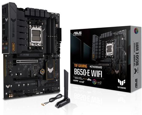ASUS TUF GAMING B650-E WIFI - Moederbord ATX - Socket AM5 - AMD B650 - DDR5 - 2.5G LAN - Wi-Fi 6E (802.11ax)